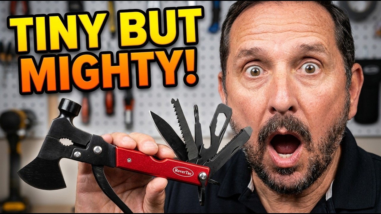 RoverTac Camping Accessories Multitool Hatchet Survival Gear Christmas Gifts