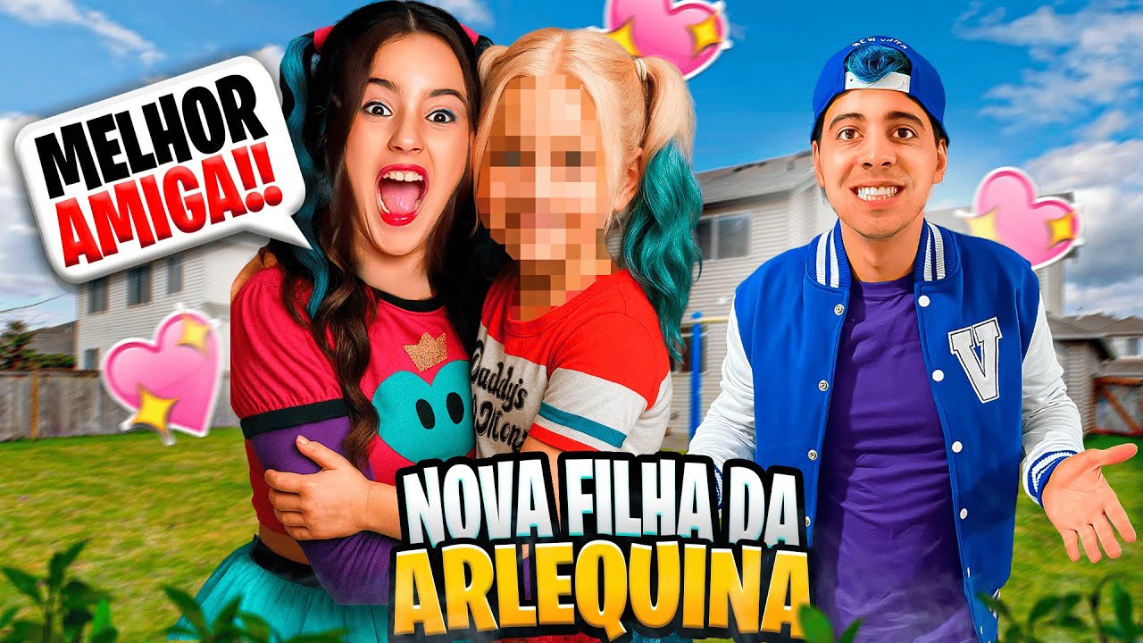 A NOVA FILHA DA ARLEQUINA E A BELINHA SÃO MELHORES AMIGAS!!
