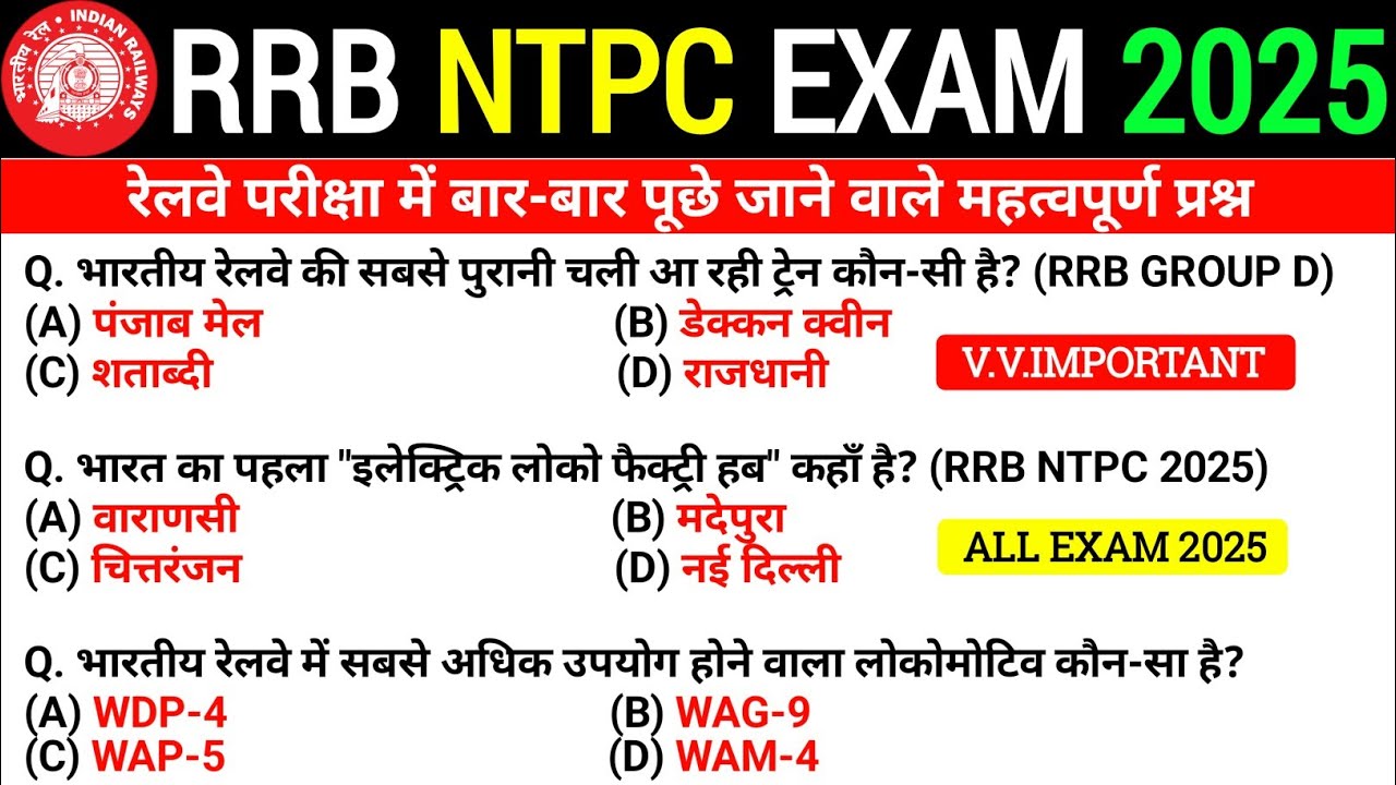🚆 RRB NTPC GK GS 2024 | Railway NTPC CBT-1 Previous Year Paper | 40 Marks GK GS Full Preparation 🔥