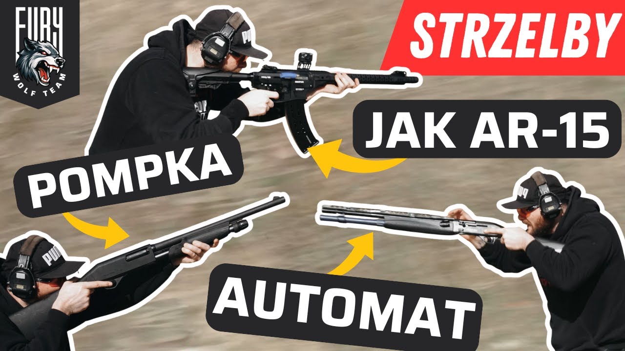 Sprawdzam r&oacute;żne rodzaje strzelb! Jak strzelają? #strzelby #nowosci #strzelectwo #airsoft #guntuber