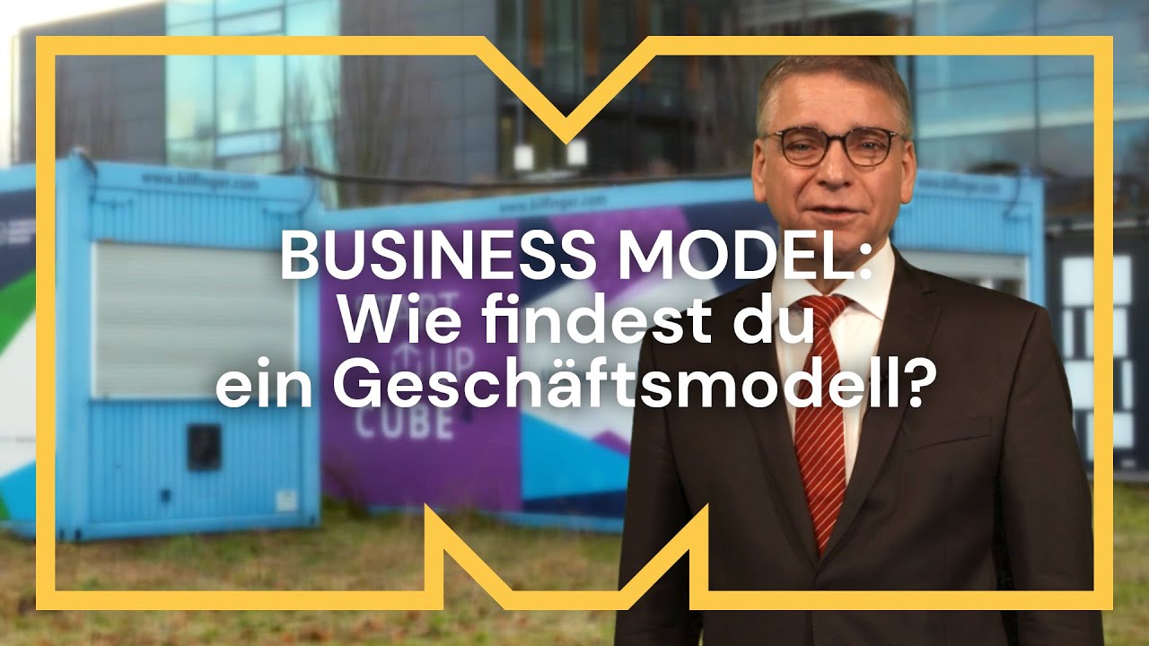 BUSINESS MODEL: Wie findest du ein Gesch&auml;ftsmodell? | Makers of Tomorrow Ringvorlesung
