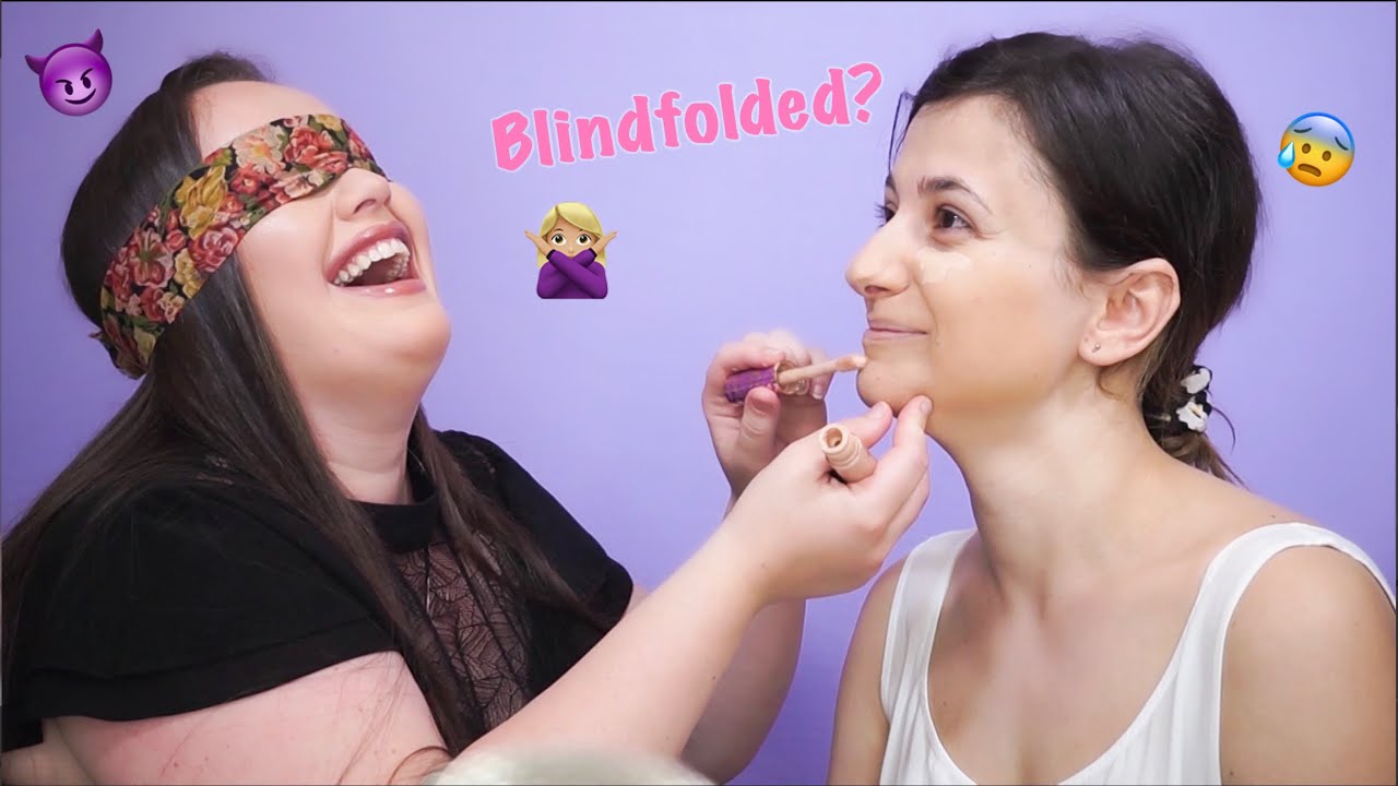 Blindfolded Makeup Challenge with My Friend Nadia! Did I survive?!