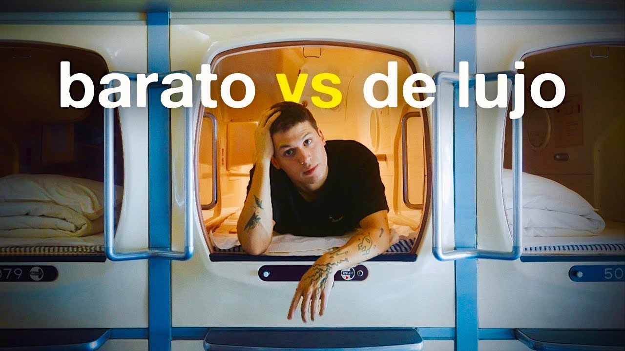 Hotel C&aacute;psula de LUJO vs BARATO en Jap&oacute;n