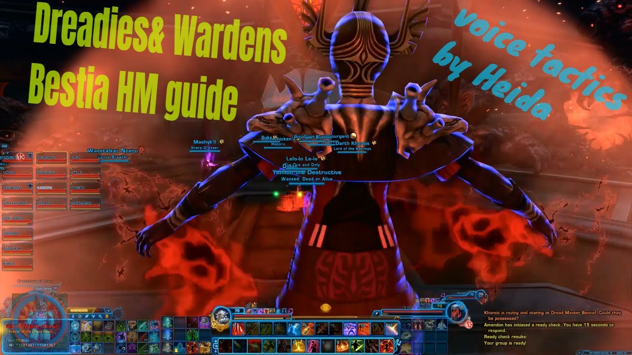 Untempered Dread Dread Palace 16man HM Bestia tactics/guide and try 1