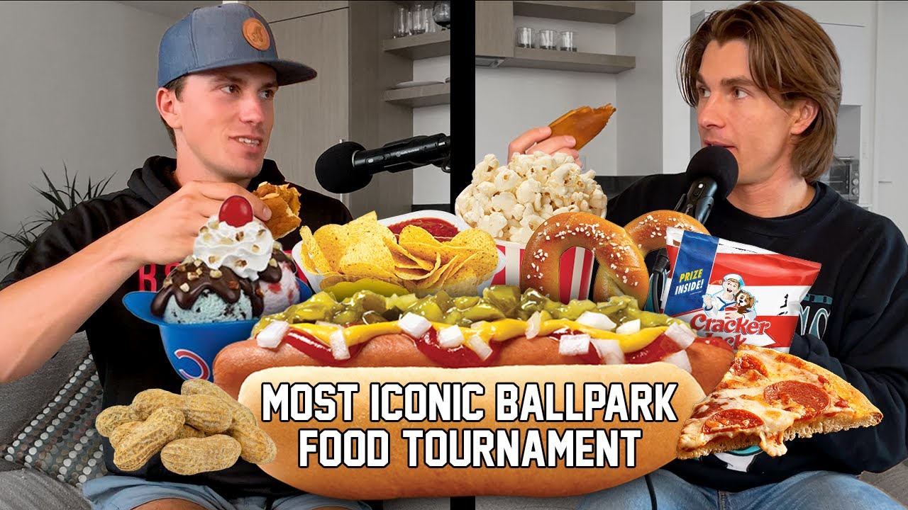 Most Iconic Ballpark Food Tournament ft. Baseball TikToker Jackson Olson | Couchwarmers