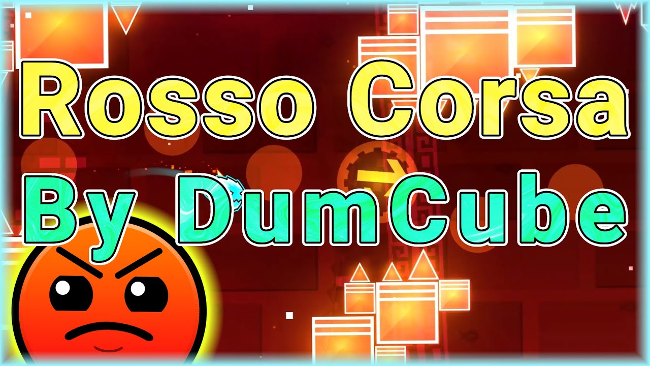 Rosso Corsa (By DumCube) [All Coins] | Geometry Dash