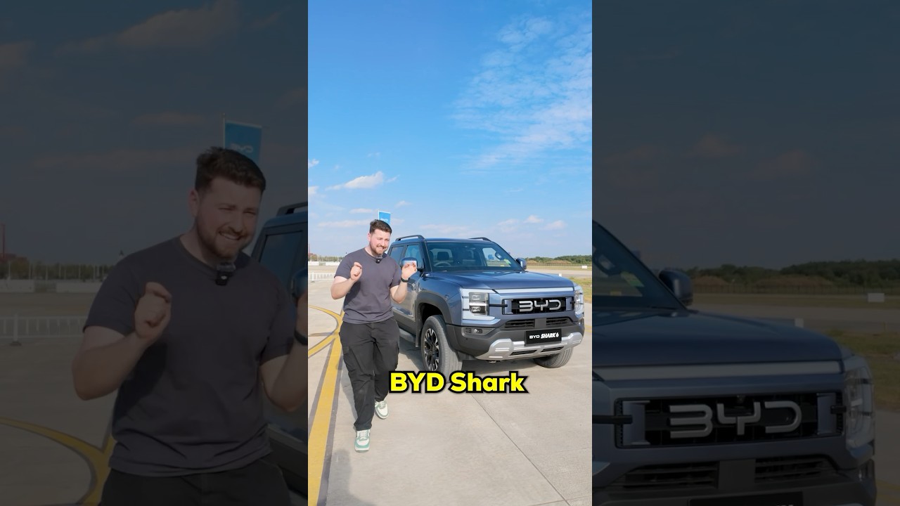 The BEST NEW TRUCK is Chinese 🇨🇳😬 #bydshark