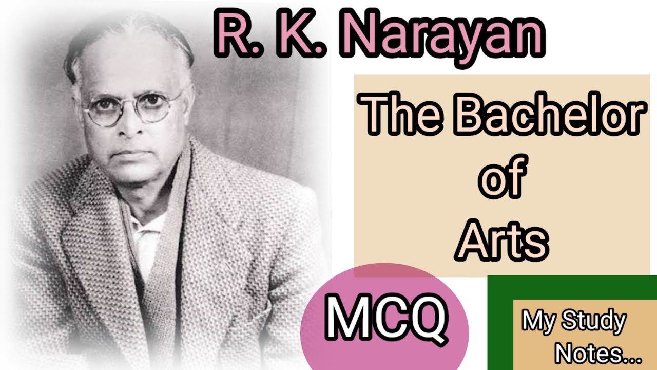R. K. Narayan ||  THE BACHELOR OF ARTS || MCQ || @mystudynotes4243