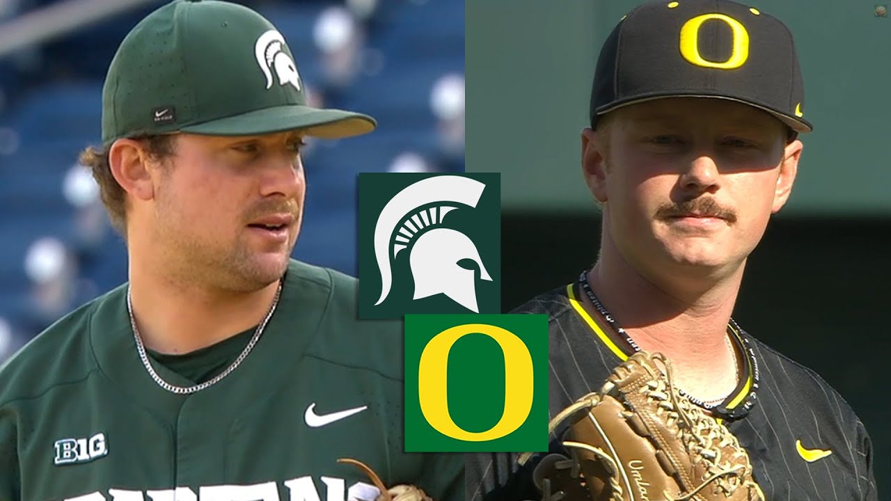 #12 Michigan State vs #1 Oregon College Baseball Highlights Full Game 2025