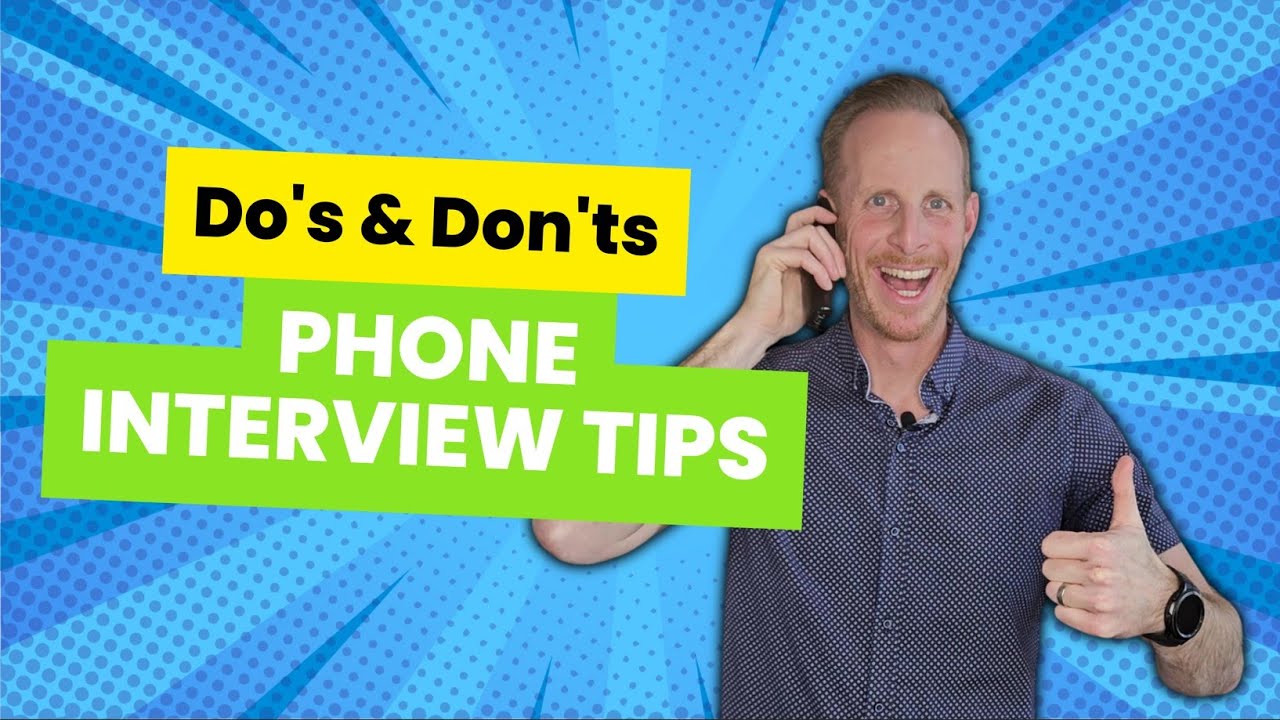 BEST Phone Interview Tips - How to Prepare with SAMPLE Practice Questions!