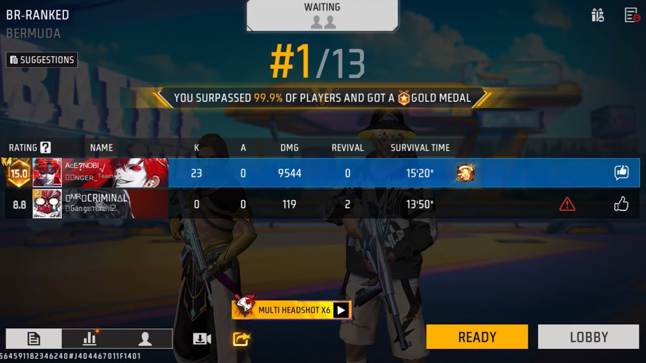 23 KILLS!💀RUSH GAMEPLAY IN BR RANKED👽GARENA FREE FIRE 🔥😮‍💨