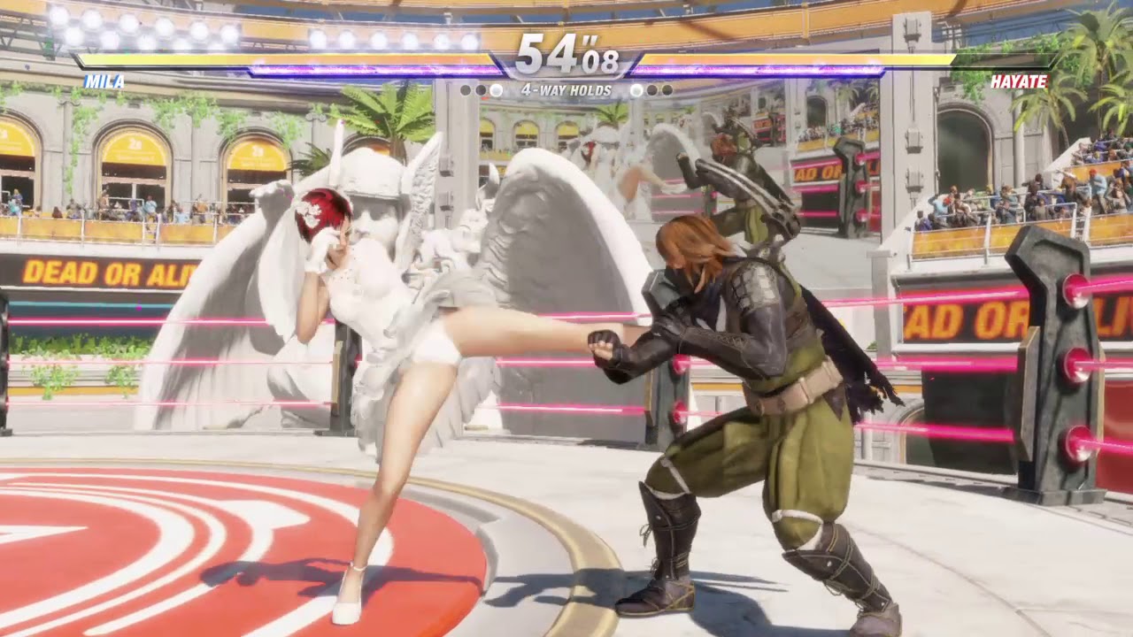 DOA6 London Christmas Session Hurricane Rev (Mila) vs Tulkas (Hayate)