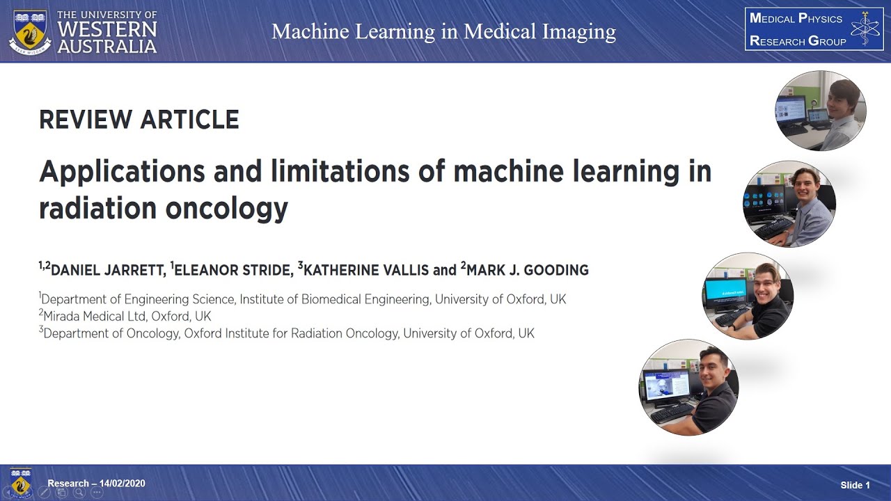 Machine Learning in Radiotherapy