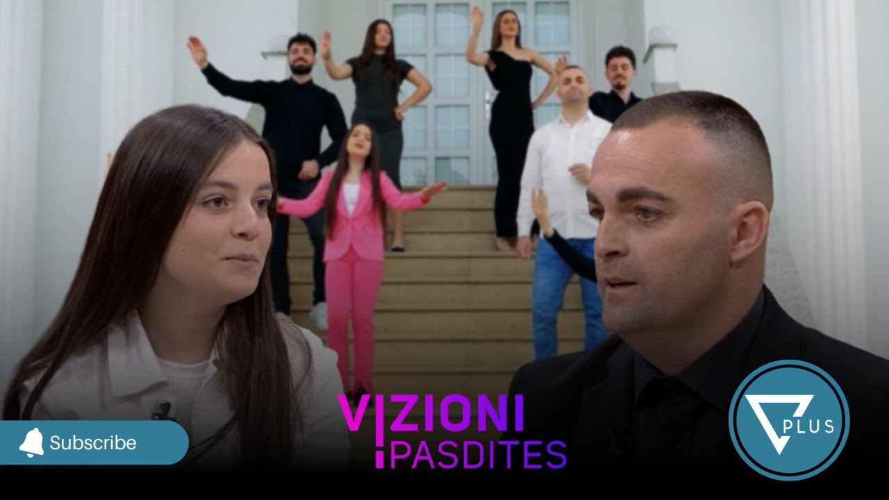 Bledar Kaca ne studio me vajzen ia marrin kenges,dyshja dibrane e pandashme-Vizioni i Pasdites