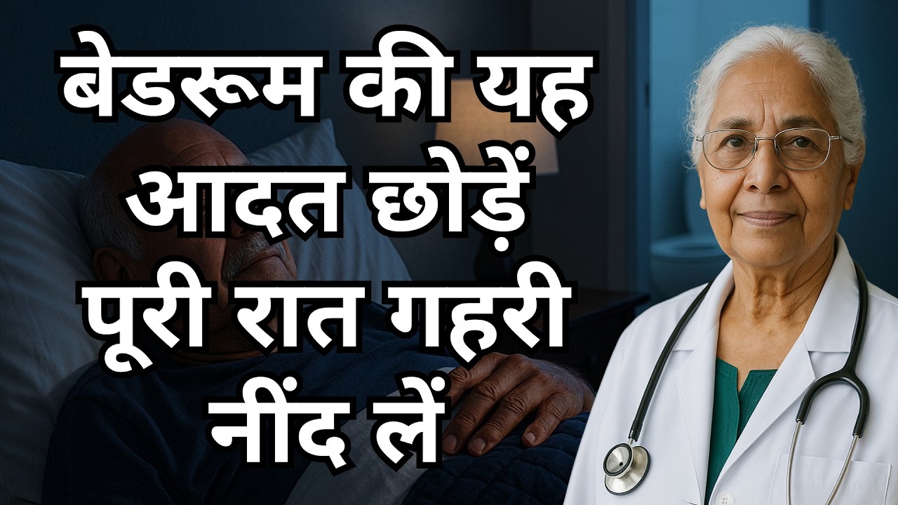 सीनियर्स: बेडरूम में यह एक बदलाव करें – 3 दिनों में रात का पेशाब बंद करें और पूरी रात सोएं