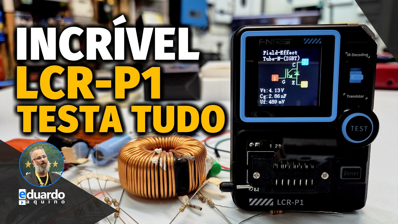 LCR-P1 FNIRSI: O Multitestador mais BARATO e Completo que TESTA TUDO | Eletrônica de  Bancada