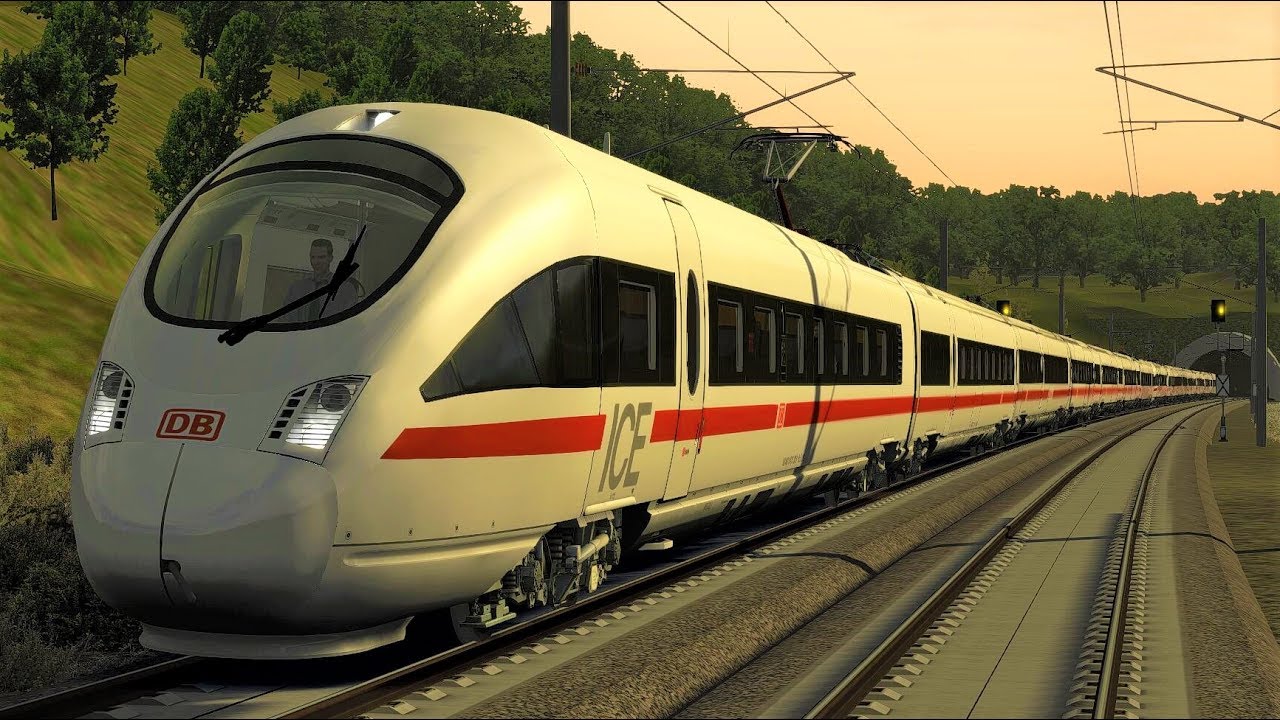 BR411 ICE 1522 und 1602 Schnellfahrstrecke Ingolstadt - Nürnberg KBS 900 Train Simulator 2017