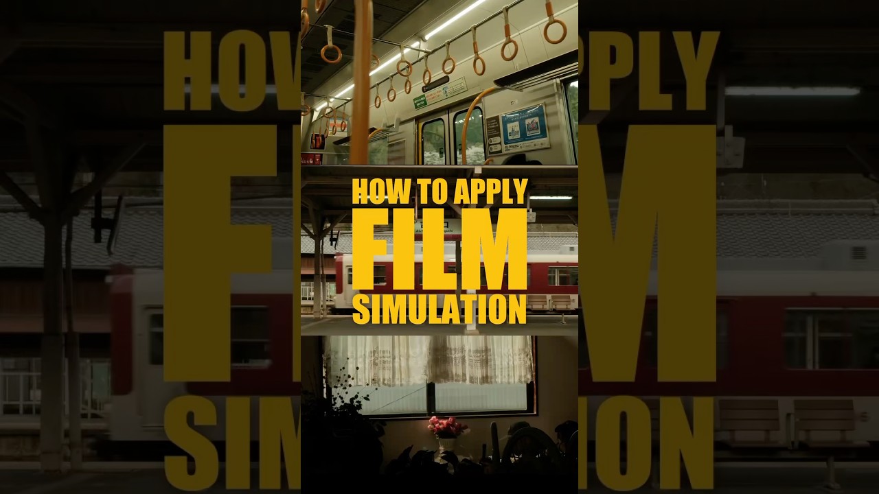 How to apply film simulation recipe