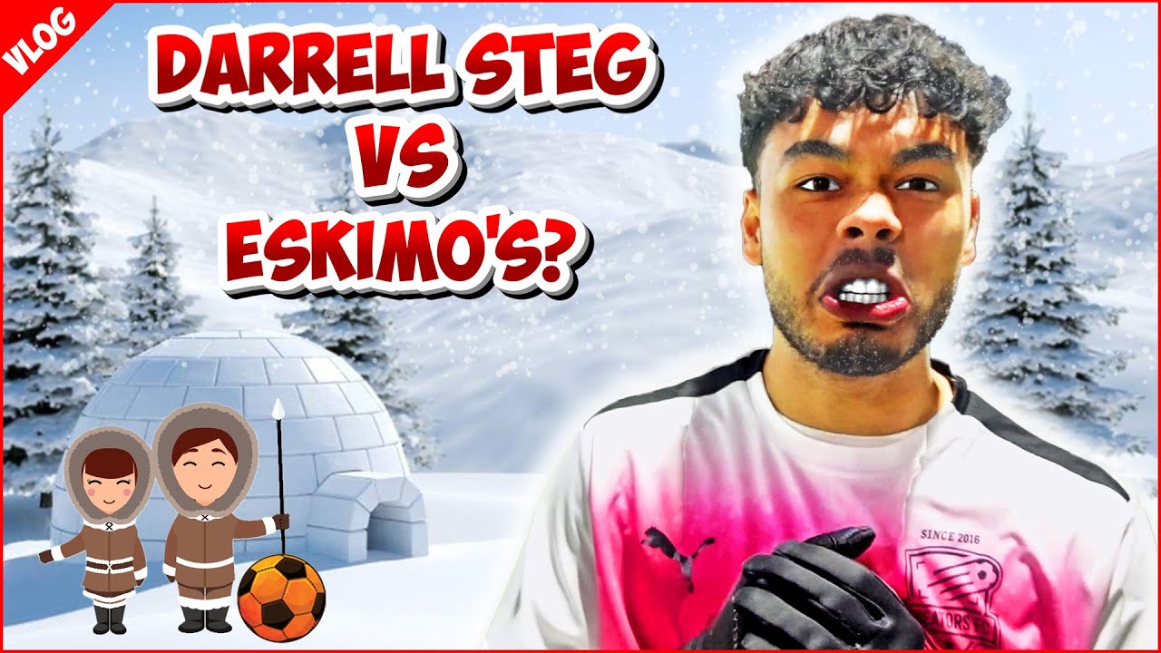 DARRELL STEG VS ESKIMO'S ??? VOETBALLEN IN MIN 5 GRADEN !!!