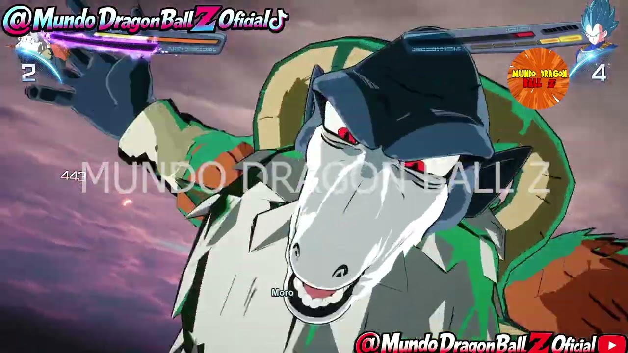 MORO VS VEGETA Y GOKU!!