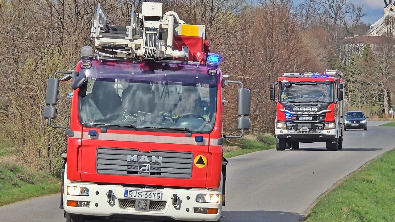 JRG PSP Jasło, OSP KSRG Świerchowa, OSP KSRG Załęże - Alarmowo