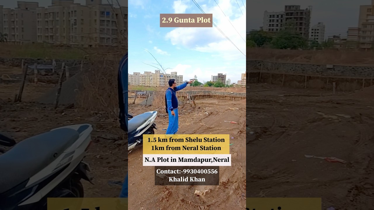 2.9 Gunta N.A plot in Mamdapur, Neral🏞️ @ 58 lakhs only🔥 #plotsale #dreamplot