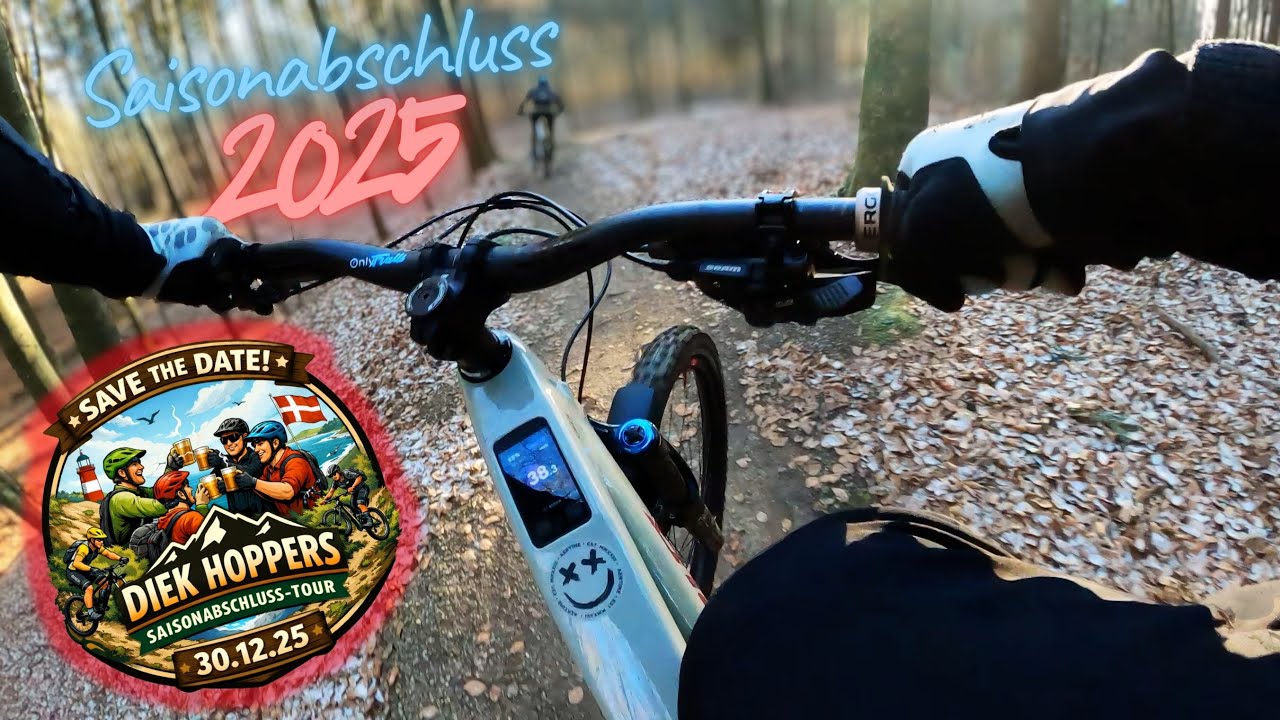 Diek Hoppers Saisonabschluss 2025 | Dänemark - MTB Spor Bjerre Skov Horsens | #trailpark #downhill