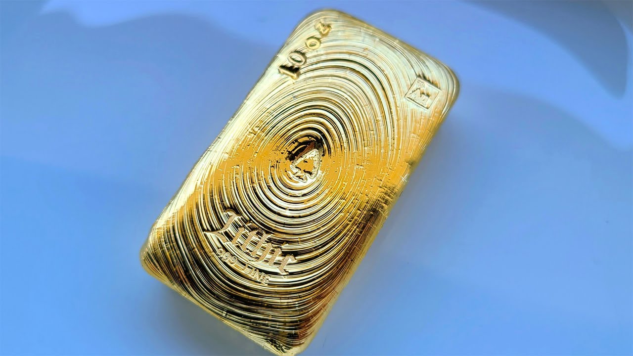 Pouring one of the Finest Gold Bars on the Planet