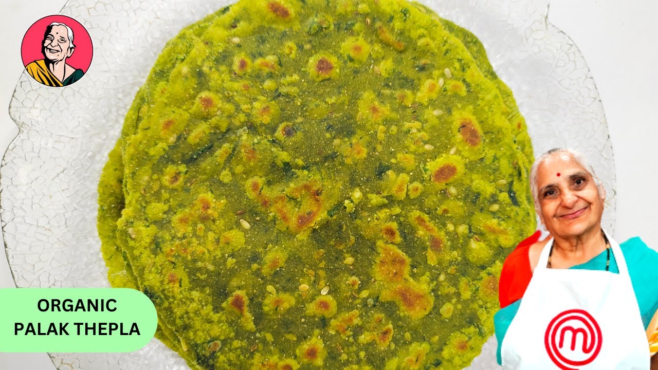 Organic Palak Thepla recipe by Gujju Ben I पालक  थेपला रेसिपी I Ingredients by Zama Organics