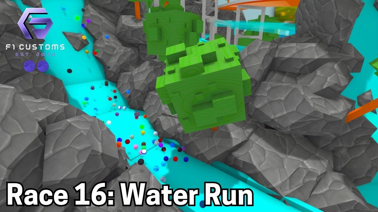 F1 Marble World Customs | Season 5, Race 16: Water Run