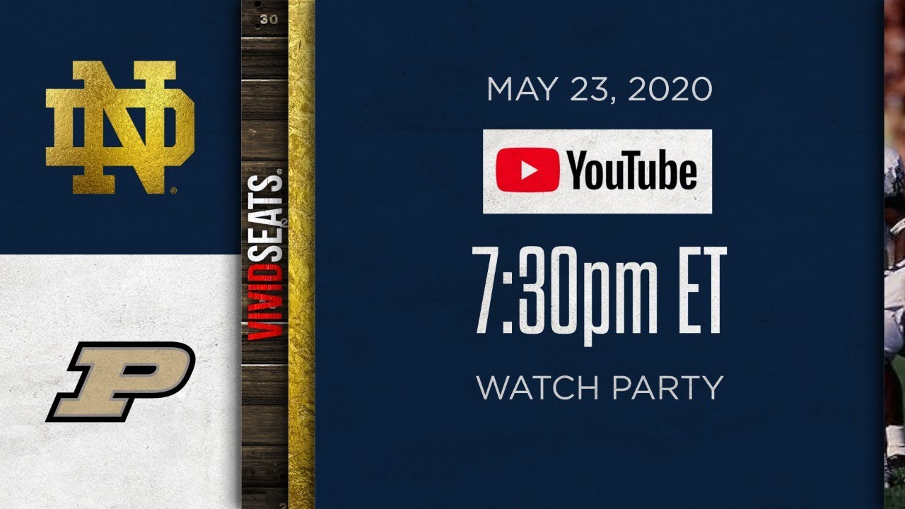#NDWatchParty |  Notre Dame Football vs. Purdue (2000)