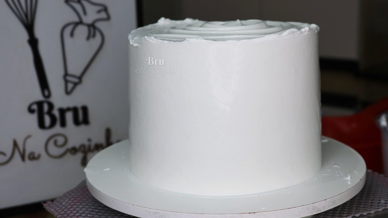 COMO ALISAR BOLO FÁCIL E SEM SEGREDOS DICAS PARA INICIANTES - CHANTININHO PERFEITO |Bru na Cozinha