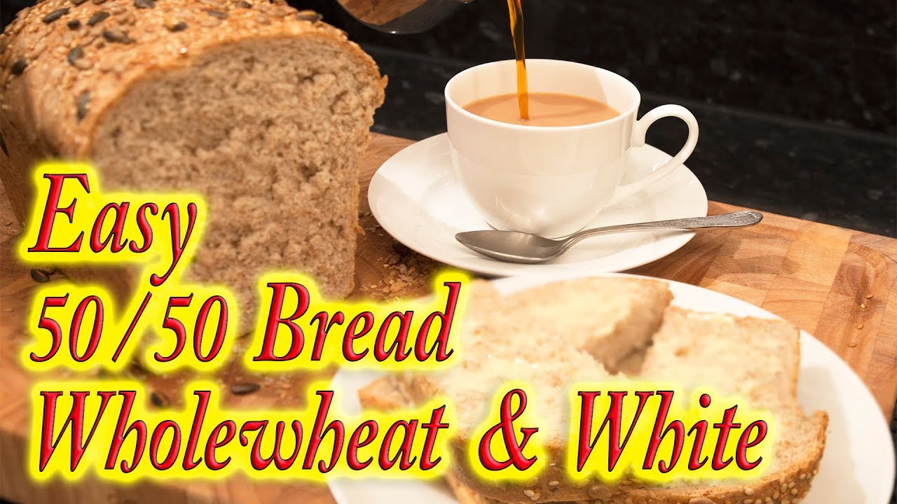 Wholemeal and white bread made easy at home