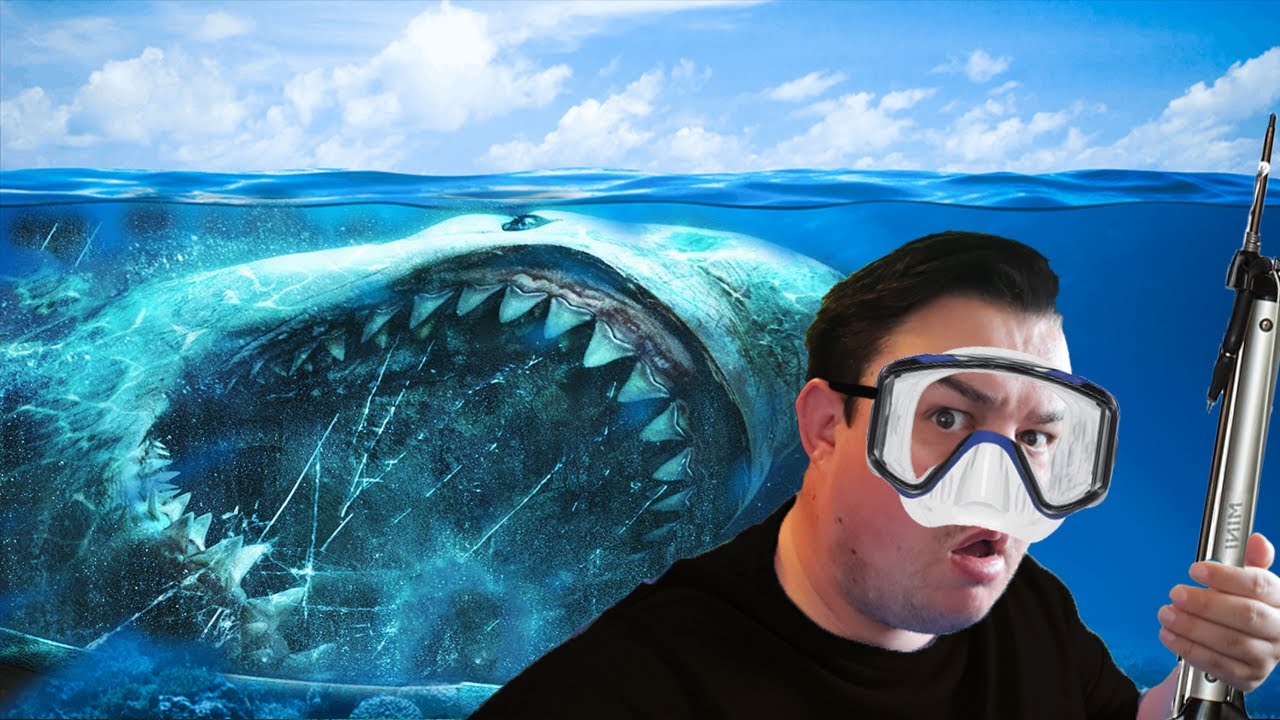 FIGHTING A MEGALODON