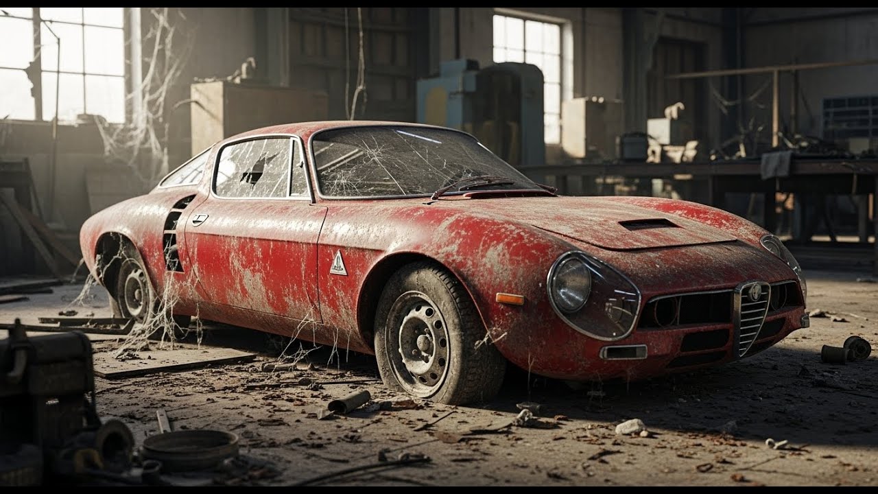 We Found Alfa Romeo 33 Stradale 1967 for $1,000… Then Restored It || ASMR Car Restoration!
