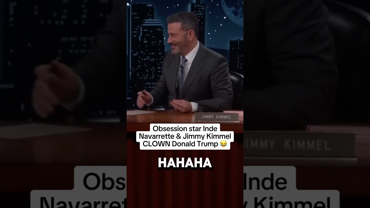 Obsession star Inde Navarrette CLOWNS Donald Trump #indenavarrette #trump #liberal #obsessioon