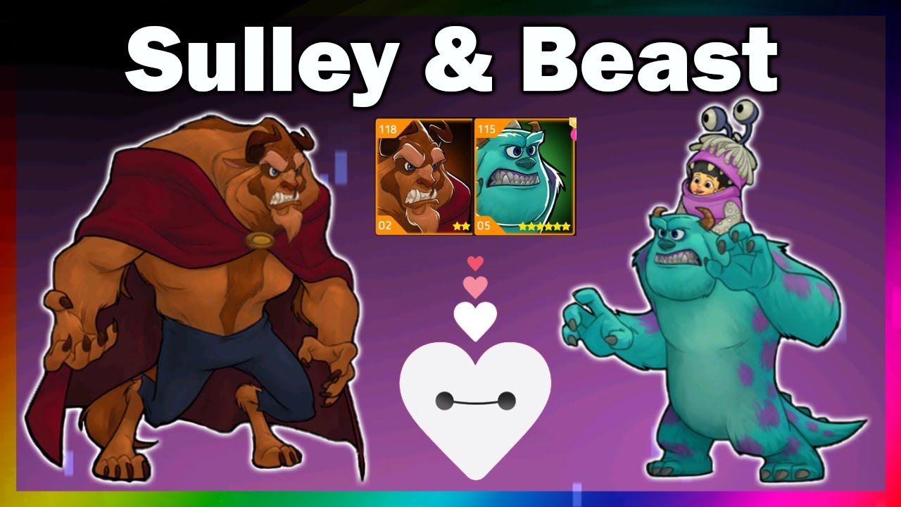 THE BEAST & SULLEY - New Recruit - Friendship Mission Part 1 - Disney Heroes Battle Mode