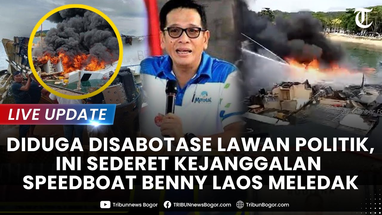 🔴LIVE: SEDERET KEJANGGALAN Speedboat Benny Laos yang Meledak di Taliabu, Disabotase Lawan Politik?