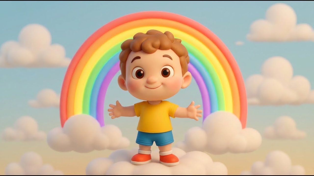 Colors of the Rainbow 🌈 | Learn Rainbow Colors for Kids | Fun Learning Song