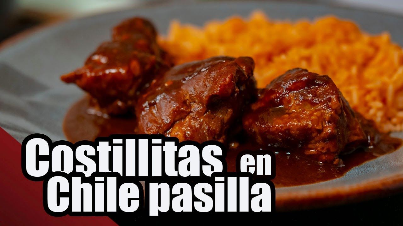 COSTILLITAS de CERDO en SALSA de CHILE PASILLA - MORITA | JUS PALTA - Comida Casera