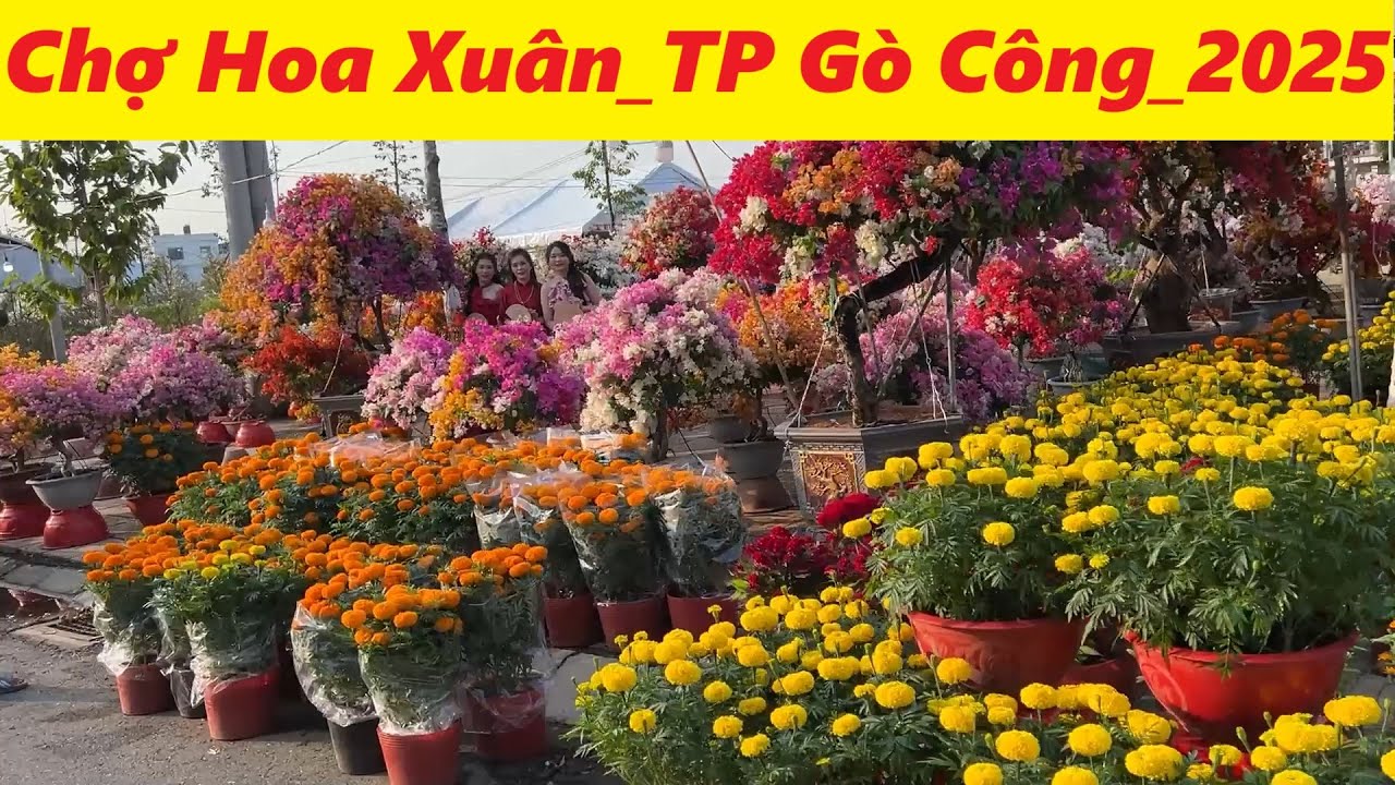 Chợ Hoa Xuân_Thành Phố Gò Công_Xuân Ất Tỵ 2025