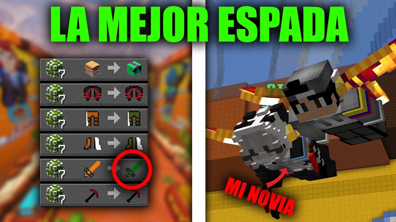 🟩CONSEGUI LA MEJOR ESPADA DE ESTE BOXPVP CON MI NOVIA || Mineday🟩
