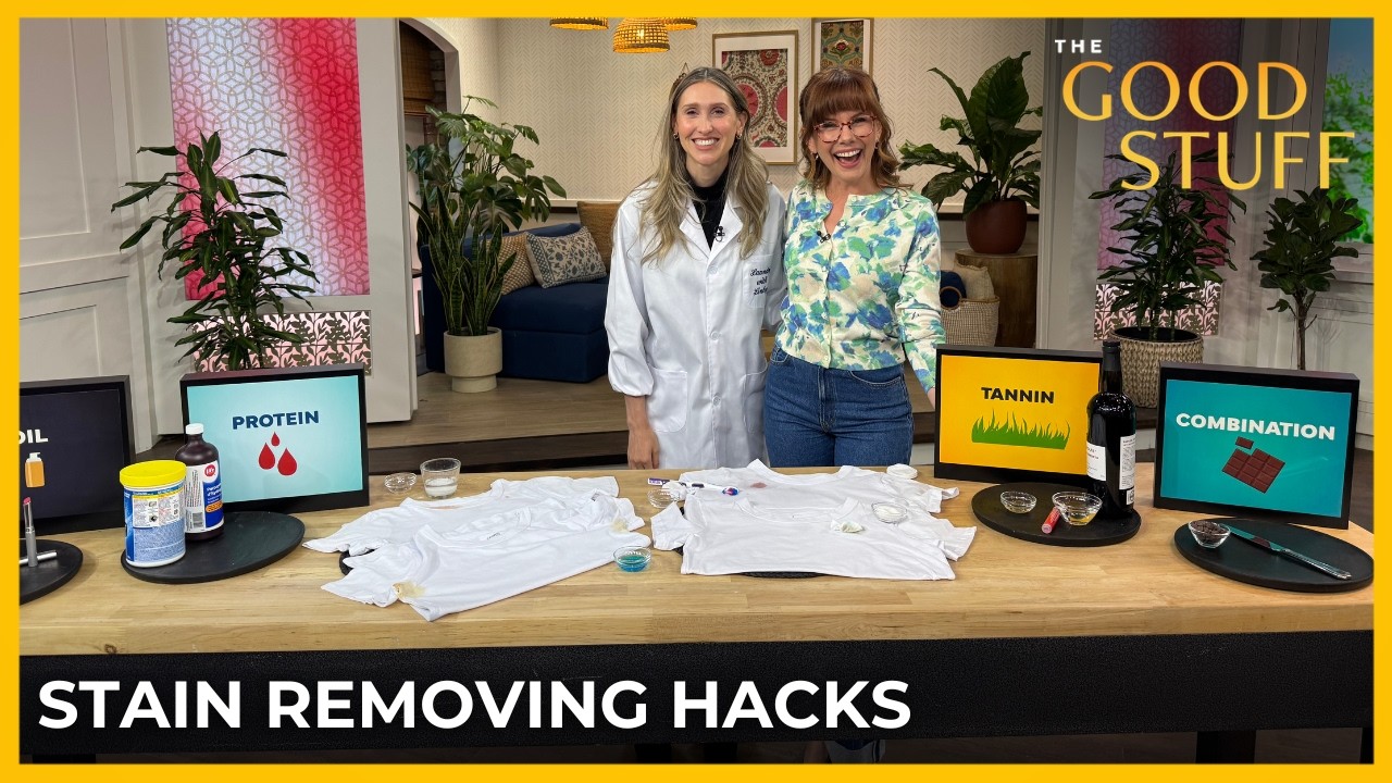 How to Remove Tough Stains | The Good Stuff with Mary Berg