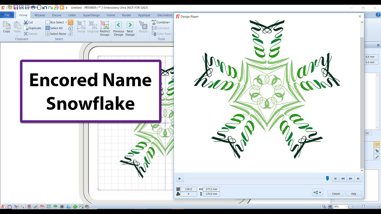 PREMIER+ 2: Encored Name Snowflake