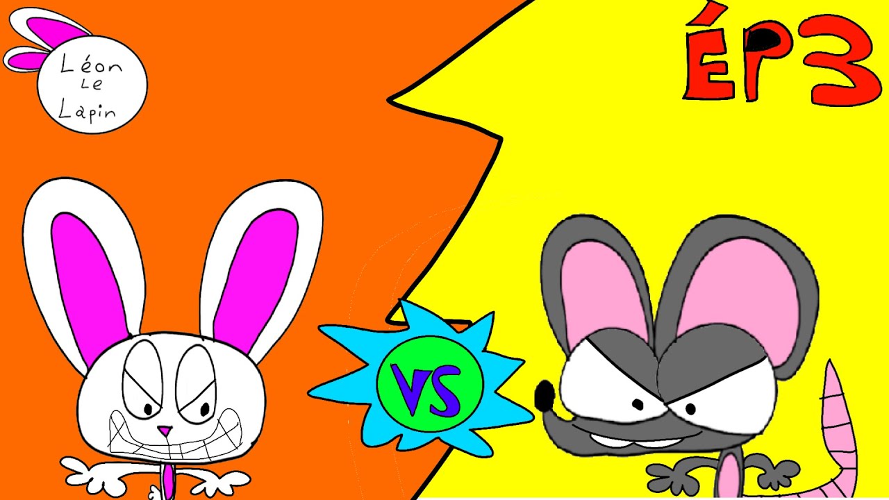 L&eacute;on le lapin &Eacute;p3 S01: Il y a une souris dans la maison !