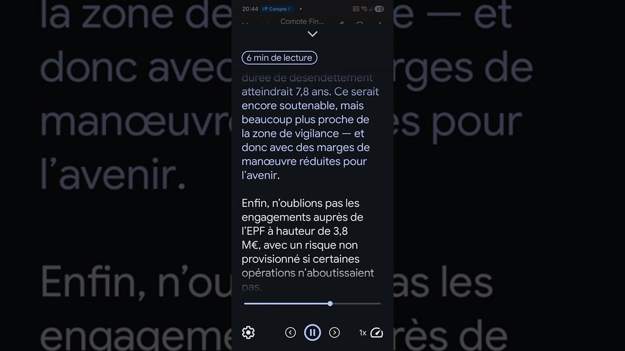 Michel Cadet/Compte Finances Unique (Version Vocales) 