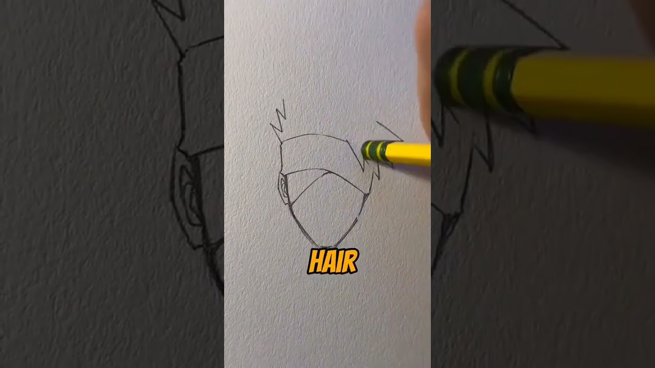 draw kakashi like this | #naruto #anime #kakashi #artwork
