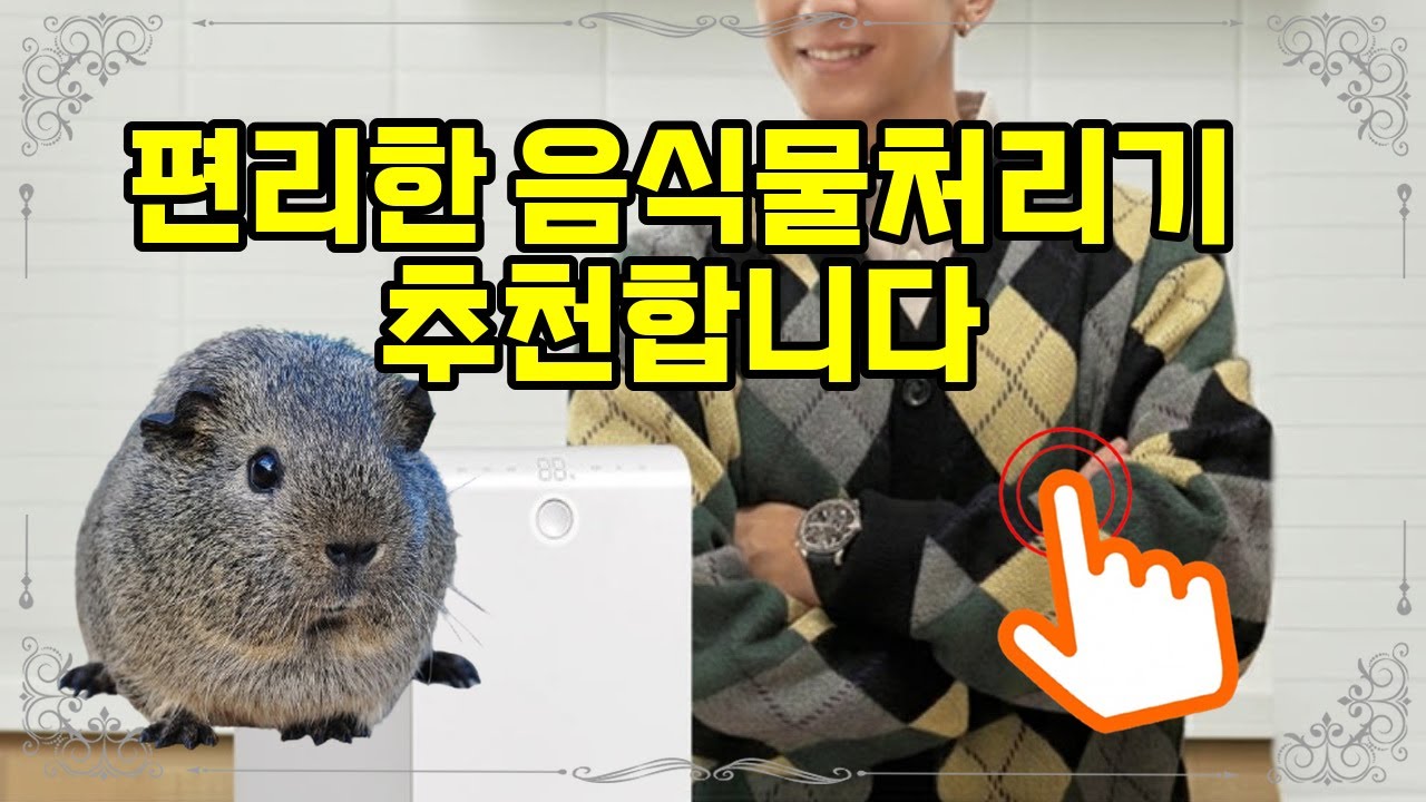 ❤️추천 음식물처리기 💜소음 적고 냄새 걱정 끝! 3L 대용량 AI 음식물처리기💚