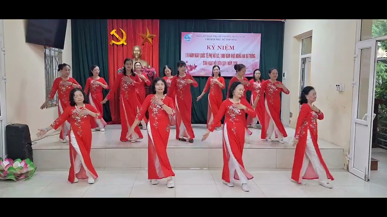 Vẻ vang phụ nữ Việt Nam. CLB dưỡng sinh TDP số 5 Đông Ngạc (8/3/2026)