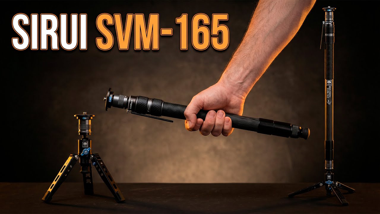 El mejor monopie del 2026  Sirui SVM 165 Pedal